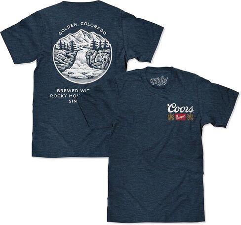 Tee Luv Men's Coors Banquet Shirt - Golden Colorado Front and Back Beer Shirt in Saudi Arabia
