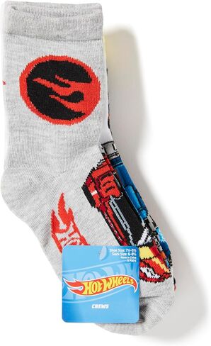 Hot Wheels Boys' Race Car 5 Pack Crew Socks in Saudi Arabia