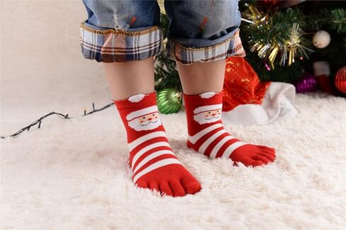 5 Pack Girls Boys Christmas Casual Toe Socks 3-12 Years in Saudi Arabia