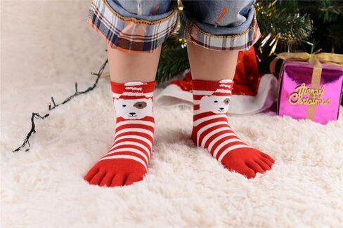5 Pack Girls Boys Christmas Casual Toe Socks 3-12 Years in Saudi Arabia