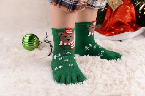 5 Pack Girls Boys Christmas Casual Toe Socks 3-12 Years in Saudi Arabia
