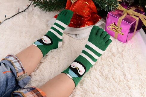 5 Pack Girls Boys Christmas Casual Toe Socks 3-12 Years in Saudi Arabia