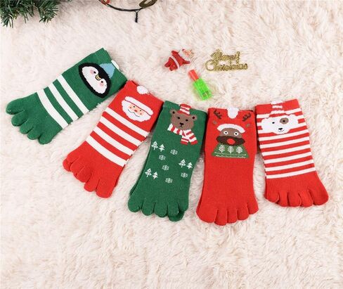 5 Pack Girls Boys Christmas Casual Toe Socks 3-12 Years in Saudi Arabia