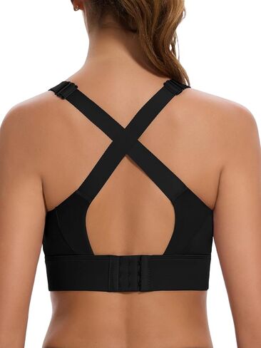 Decorus Racerback Sports Bras for Women: Adjustable Womens Padded Sports Bra for Yoga Gym Runing Fitness in Saudi Arabia