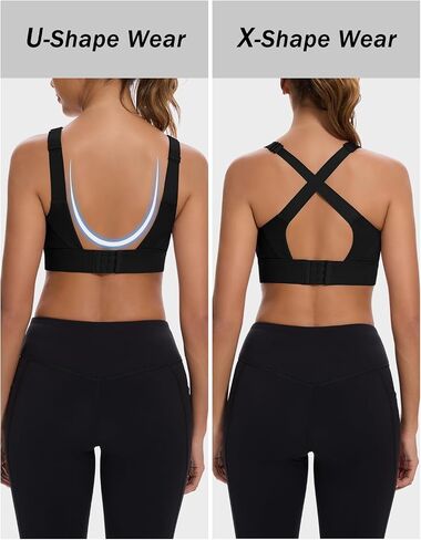 Decorus Racerback Sports Bras for Women: Adjustable Womens Padded Sports Bra for Yoga Gym Runing Fitness in Saudi Arabia
