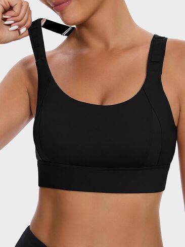Decorus Racerback Sports Bras for Women: Adjustable Womens Padded Sports Bra for Yoga Gym Runing Fitness in Saudi Arabia