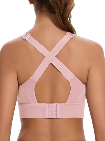 Decorus Racerback Sports Bras for Women: Adjustable Womens Padded Sports Bra for Yoga Gym Runing Fitness in Saudi Arabia