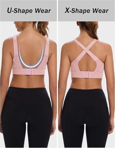 Decorus Racerback Sports Bras for Women: Adjustable Womens Padded Sports Bra for Yoga Gym Runing Fitness in Saudi Arabia