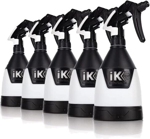Lumintrail iK Sprayers Multi TR Mini 360 - Trigger Sprayer; for Car Detailing; Ergonomic Comfort Grip; 360 Degree (0.6 Liters) (3-Pack, 5-Pack & 12-Pack) Bundle with Keychain (3) in Saudi Arabia