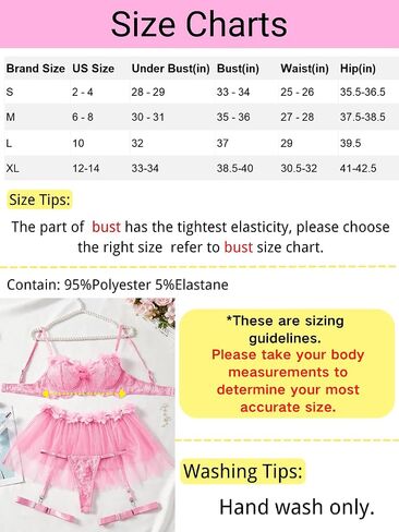 Lace Lingerie Garter Set,3D Floral Sheer Mesh Tulle Skirt,4 Pieces Sexy Boudoir Outfits For Women Valentines Day in Saudi Arabia