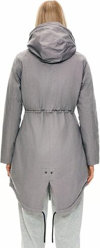 Orolay Women's Thicken Fleece Lined Parka Winter Coat Hooded Jacket with Pockets in Saudi Arabia