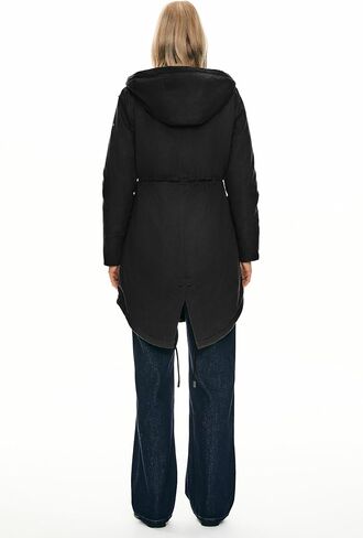 Orolay Women's Thicken Fleece Lined Parka Winter Coat Hooded Jacket with Pockets in Saudi Arabia