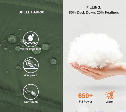 SLOW DOWN Women Down Puffer Jacket with Hood Hooded Winter Down Puffer Coat for Women with Faux-Fur Hood & Collar in Saudi Arabia
