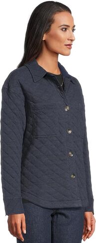 سترة قميص نسائية مبطنة من الصوف من Faherty in Kuwait