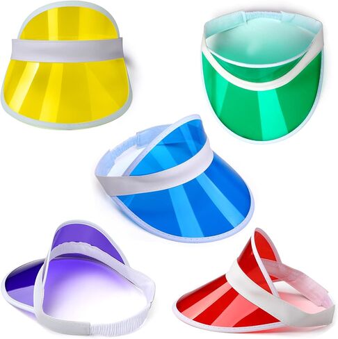 Tarpop 8 Pack Casino Visor hat Poker hat Poker Visor Bulk for Women Bingo Dealer Visor Clear Sun Visors in Saudi Arabia
