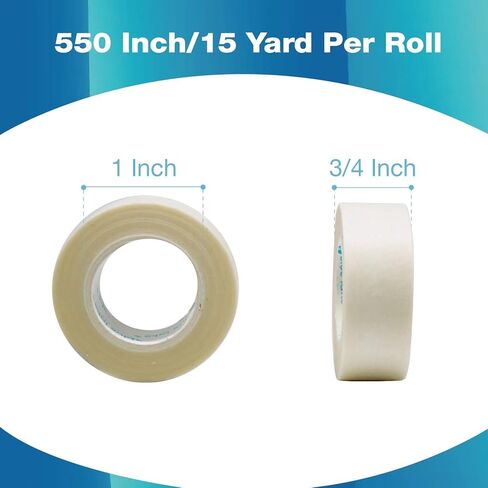 موزع أشرطة خالٍ من البلاستيك من Blue Lake ECOLIFE مع 4 لفات مقاس 3/4 بوصة × 630 بوصة شريط شفاف، مكتب توزيع الأشرطة لتغليف الهدايا، المكتب، المنزل، المدرسة in Kuwait