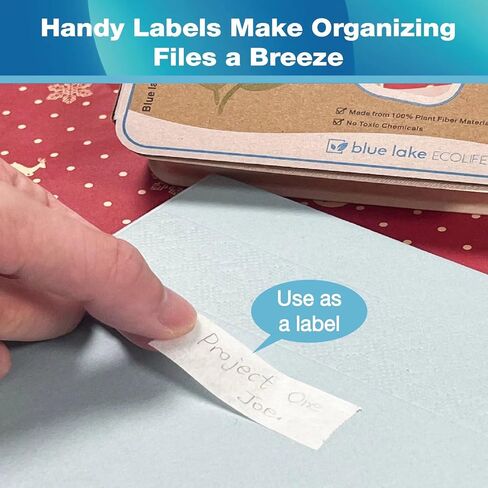 موزع أشرطة خالٍ من البلاستيك من Blue Lake ECOLIFE مع 4 لفات مقاس 3/4 بوصة × 630 بوصة شريط شفاف، مكتب توزيع الأشرطة لتغليف الهدايا، المكتب، المنزل، المدرسة in Kuwait