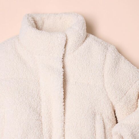 Amazon Essentials Girls and Toddlers' Crop Sherpa Jacket in Saudi Arabia