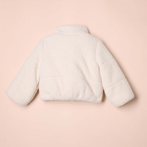 Amazon Essentials Girls and Toddlers' Crop Sherpa Jacket in Saudi Arabia