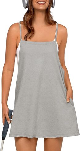 UEU Womens Workout Tank Tops for Women Racerback Athletic Sleeveless Tops Square Neck Cotton Tennis Running Yoga Shirts in Kuwait