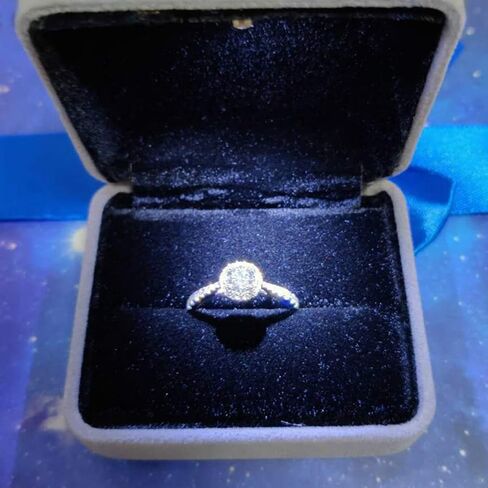 GBYAN Velvet Ring Box with LED Light Jewelry Display Gift Box for Proposal,Engagement, Wedding in Saudi Arabia