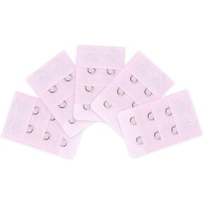 Allegra K 5 Pcs Bra Pink Soft Extenders Strap Extender 2 Hooks