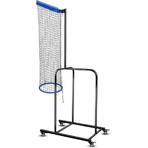 Leyndo Volleyball Setter Trainer Net Adjustable Angle Volleyball Target Net for Indoor and Outdoor Practice Sturdy Footed Base Volleyball Training Equipment