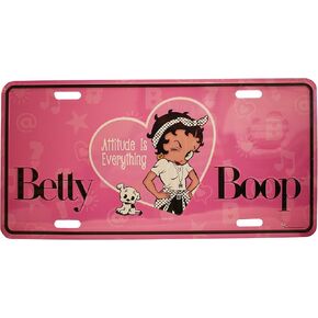 Betty Boop License Plate - Attitude is Everything