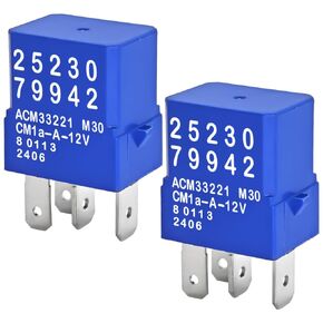 25230-79942 Blower Motor Relay (Pack of 2) – Compatible with Infiniti G35 M35 G37 Nissan Altima Sentra Maxima Quest Murano Leaf Armada