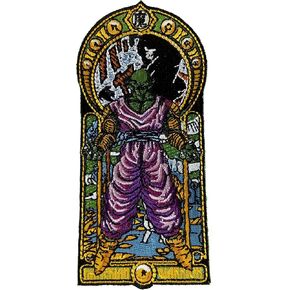 "Name K" Fighting Powerful Men Anime Parody Design - Novelty Iron On Patch Applique