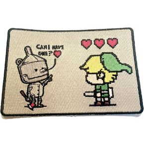 "Heart Seeker" Funny Classic Movie & Video Game Parody - Novelty Iron On Patch Applique