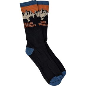 Subaru Wilderness Logo Crew Socks Impreza Forester Outback Ascent Brz Crosstrek Sti Wrx Legacy Solterra