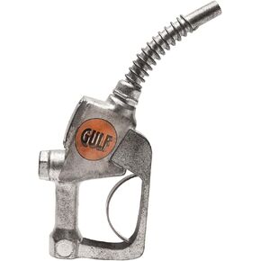 Treasure Gurus Gulf Oil Gas Station Pump Nozzle Fuel Handle Petro Vintage Style Man Cave Wall Art Garage Home Decor