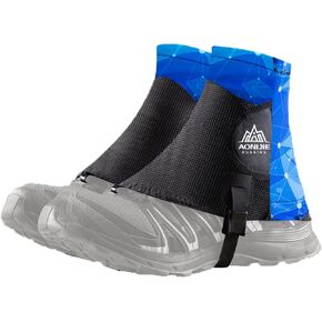 Azarxis Trail Gaiters Low Ankle Gators Shoes Boots Cover Breathable & Sand Protection for Men Women Running Triathlon Marathon Cycling Hiking Long Distance Backpacking Ourdoor Sports