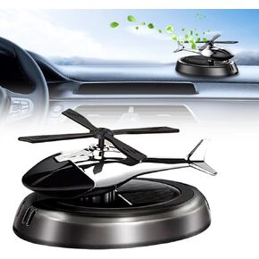 Car Air Freshener, Solar Energy Rotating Car Airplane Aromatherapy Diffuser Automotive Interior Accessories with Plant Extract Air Fresh Perfume Flakes