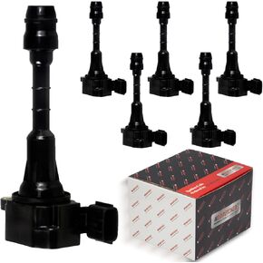 Ignition Coil Packs Set of 6 Compatible with Nissan Altima Murano Pathfinder Infiniti I35 QX4 Suzuki Equator 2005 2007 2008 2009 2010 2012 2013 3.5L 4.0L V6 Replacement for UF349 C1406