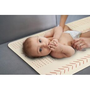 ChildLike Behavior Baby Play Mat - Foldable Hexagon Floor Mat for Infant & Toddler - Soft Cushion Crawling Mat for Kids Activity - Portable Baby Mat for Indoor, Outdoor, & Travel 30 x 16 x 0.39 inches