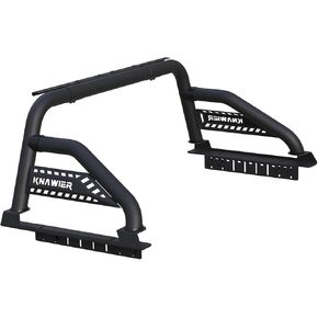 R08 رول بار لشاحنة بيك اب كاملة الحجم، رف مطاردة رياضي قابل للتعديل متوافق مع سيلفرادو/تندرا/F-Series/سييرا/تيتان/تيتان XD/Ram1500/2500/3500، حوامل خفيفة in Kuwait