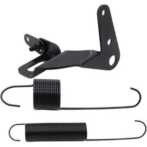 4 PCS/SET SHLPDFM Black Stainless Steel Carburetor Throttle Cable Return Spring & Kickdown Bracket,Fits for Gm, Chevy, Buick, Oldsmobile, Pontiac, Cadillac And Gmc