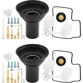 2Pcs Carburetor Repair Kits with Diaphragm Float Replacement for Honda Shadow VLX 600 1989 1990 1991 1992 1993 1994 1995 1996 1997 1998 Carb Rebuild Set
