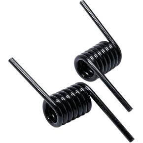 ZhenT 1 Pair Trailer Ramp Springs,Heavy Duty Trailer Coil Springs 2000 lbs Torque,Black Left & Right Side Torsion Spring for Trucks, Trailer Gates Replace RS16933LH RS16933RH
