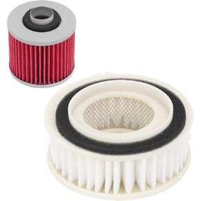 4TR-14451-00 Air Filter Oil filter Cleaner for Yamaha XVS650 Custom Drag Star 650 XVS650A, Vstar 650 XVS650A Classic XVS650AT, XVS650AT V-Star 650 Silverado
