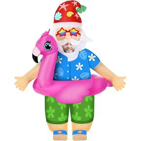 عيد الميلاد سانتا نفخ زي تفجير سانتا نفخ البدلة في الهواء الطلق زينة عيد الميلاد تأثيري للبالغين