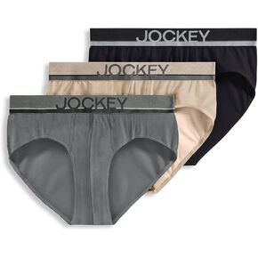 Jockey Men's Underwear Casual Cotton Stretch Brief - 3 Pack