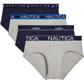 Nautica Men's 4 Pack Limited Edition Cotton Stretch Briefs