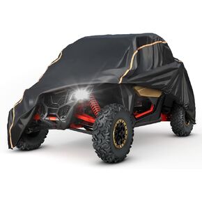 KEMIMOTO X3 MAX Cover 4 Seater, Waterproof Oxford Cloth Long Lasting Keep Clean X3 Cab Enclosure UTV Cover, 177"×73"×63" Large, Compatible with Can-Am Maverick X3 MAX 2017-2025
