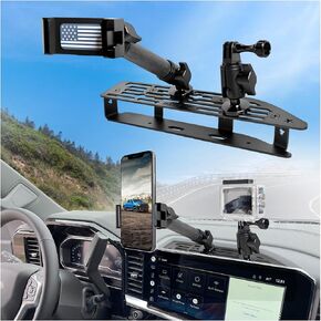 2024 Silverado Sierra Metal Dash Platform Phone Mount Phone Holder for 2022 2023 2024 2025 Silverado&Sierra Cell Phone Holder Dash Phone Mount 2024 Silverado Dash Mount