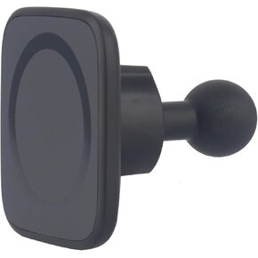 Magnetic Cell Phone Holder Base with 20mm Ball for MagSafe iPhone 16 15 14 13 12 Series, Compatible with Bulletpoint Mounting Solutions (Square)