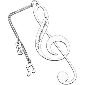 Bookmark for Women Men Music Lover Inspiration Gifts for Her Him Girls Boys Graduation Retirement Leaving Thank You Gift Christmas Birthday Wedding Anniversary New Dad Mom Kids Friends Boss Coworker