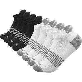 Running Socks for Men and Women 4 Pairs, Ankle Athletic Sports Socks, Performance Comfort Low Cut Tab